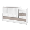 Letto MAXI PLUS NEW white+string /lamelle anteriori rimosse/